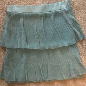Zara light blue mini skirt
